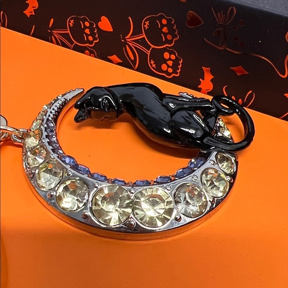 Betsey Johnson | Black Cat 🐈‍⬛ 🌙 Bag Charm - Picture 6 of 8